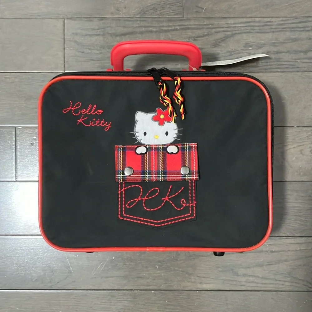 NWOT Y2K Vintage 2001 Hello Kitty Small Suitcase or Storage Case - Picture 1 of 16